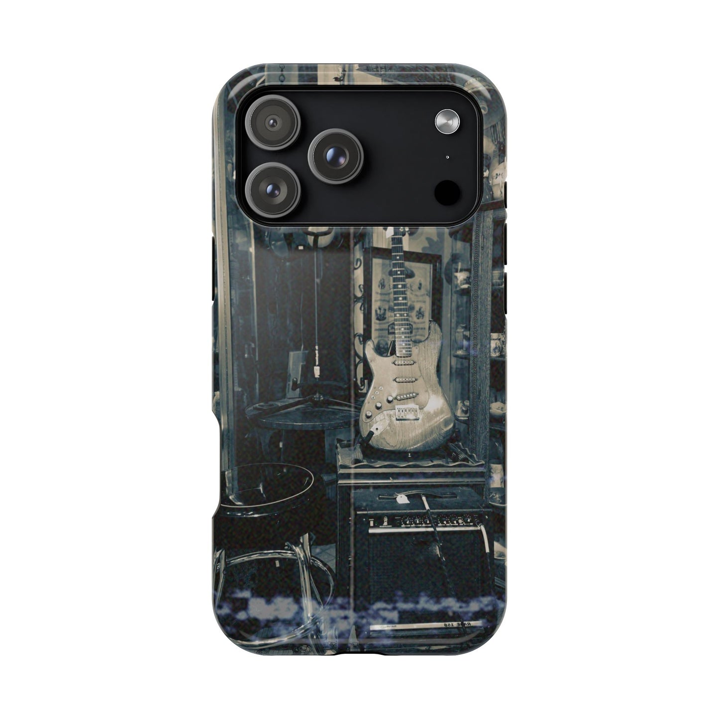 Vintage Electric Guitar Lover Phone Case | Magnetic Impact-Resistant Case
