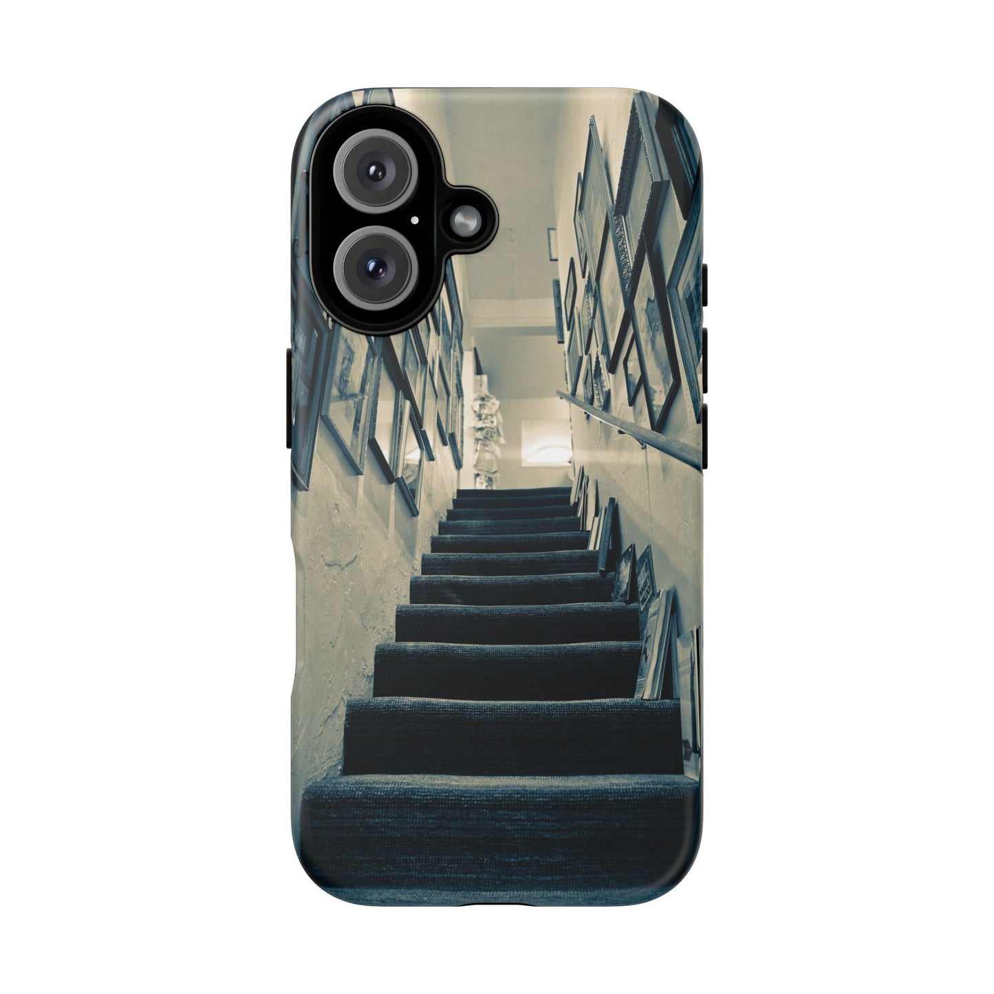 Vintage Style Tough Cases: Artistic Phone Case with Stairway Design, Unique Mobile Cover, Creative Gift for Art Lovers, Stylish Accessory