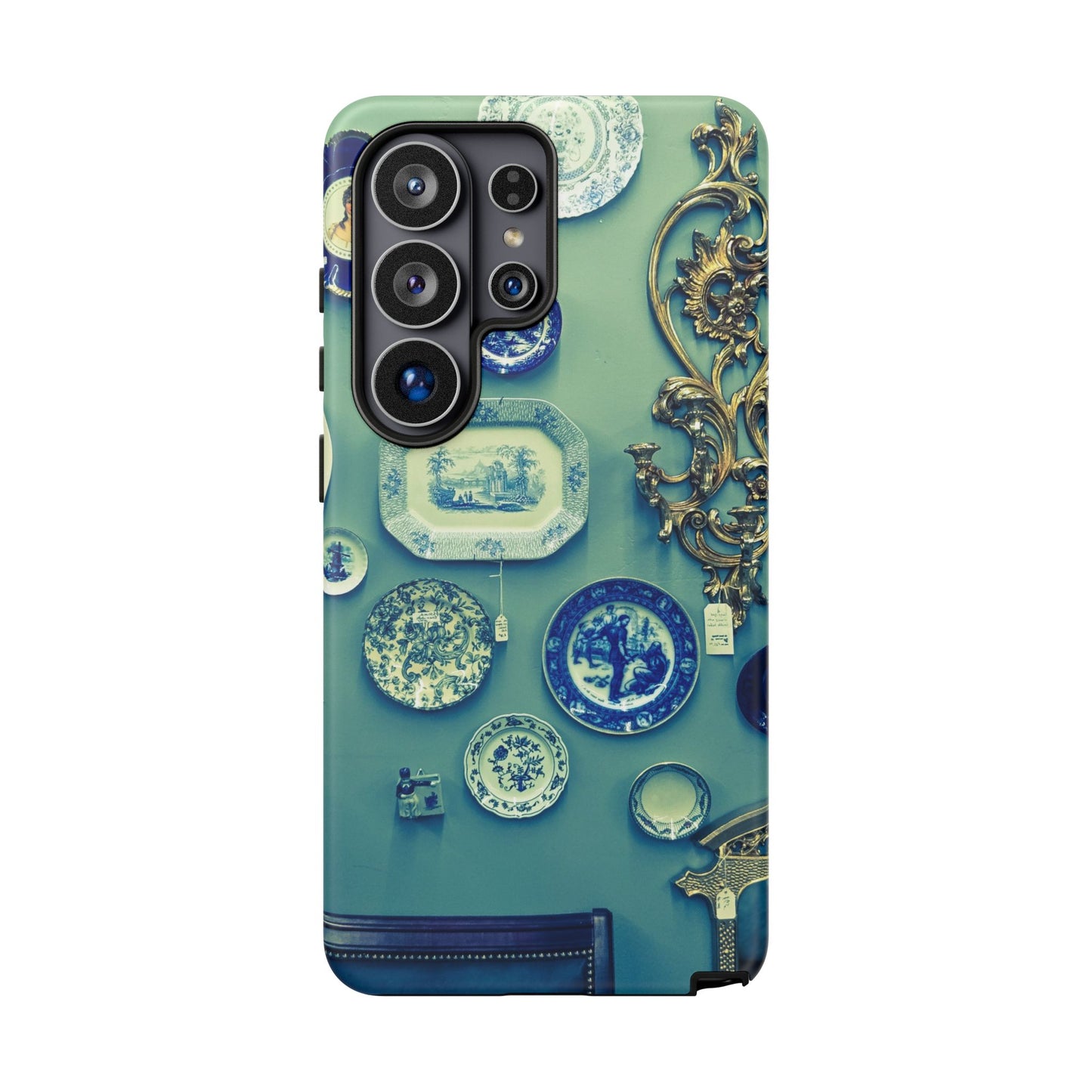 Antique Store Stairwell Phone Case--Vintage Gallery Wall Tough Case