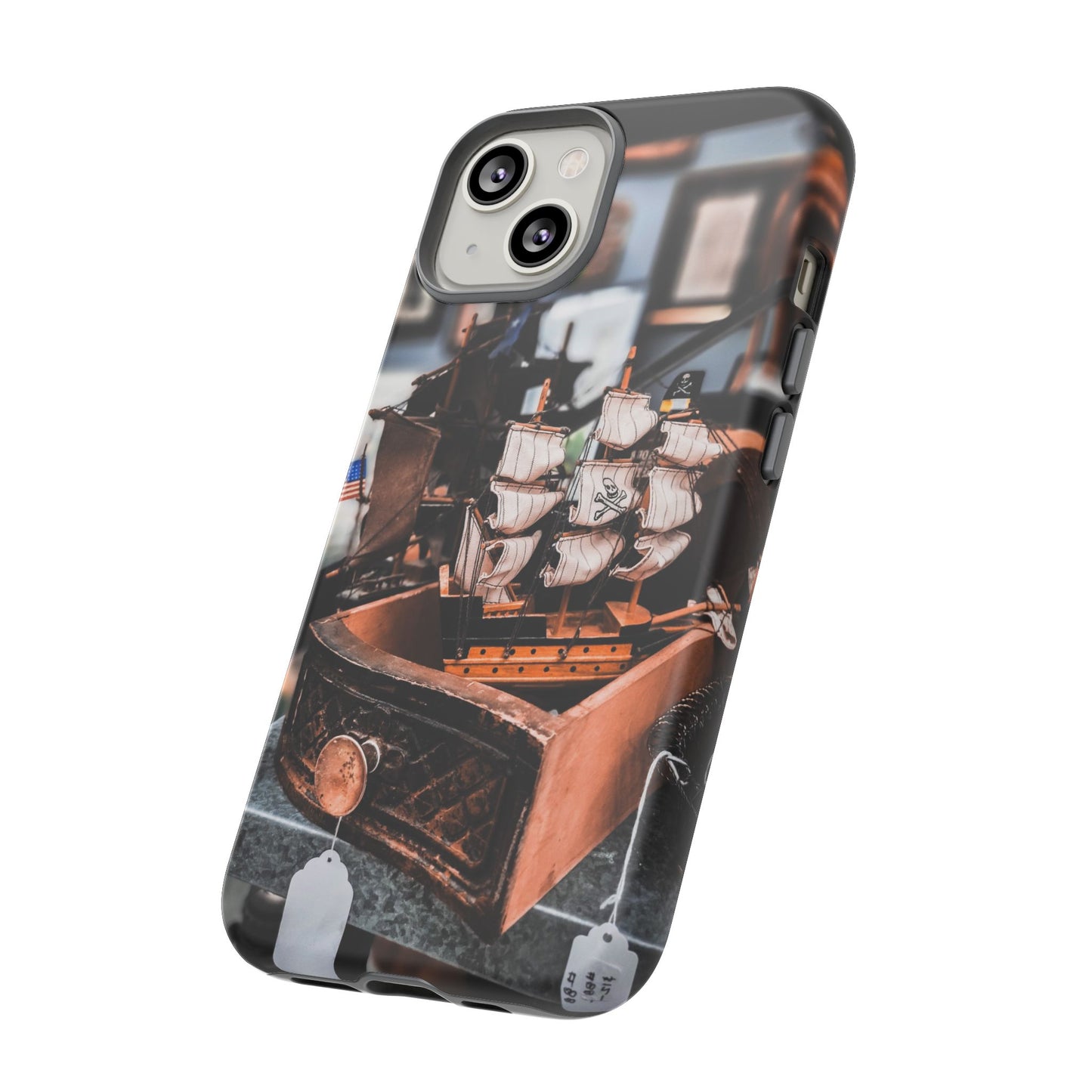 Vintage Ship-Inspired Phone Case, Nautical Design, Tough Phone Cover, Unique Gift for Sea Lovers, Perfect for Summer Adventures