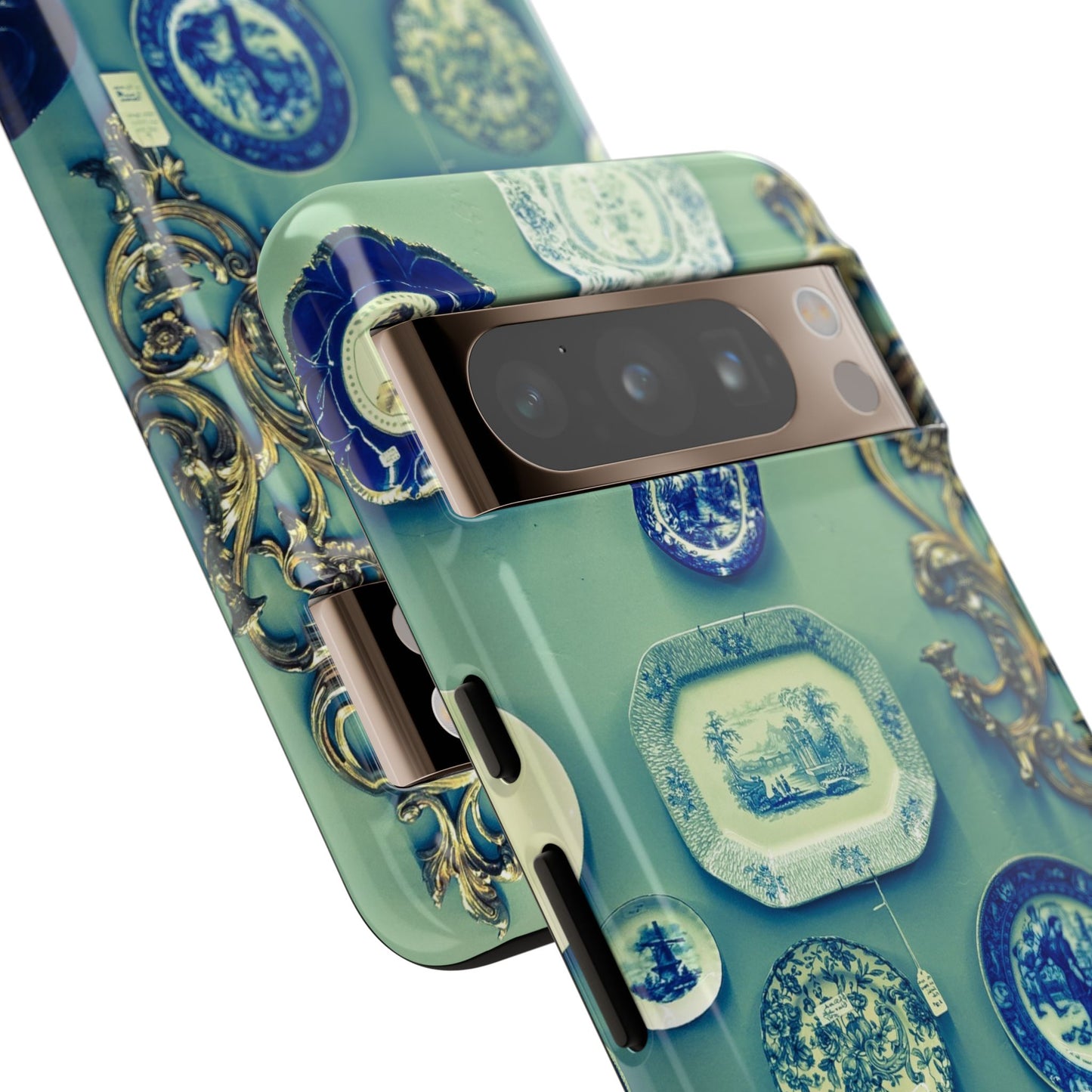 Antique Store Stairwell Phone Case--Vintage Gallery Wall Tough Case
