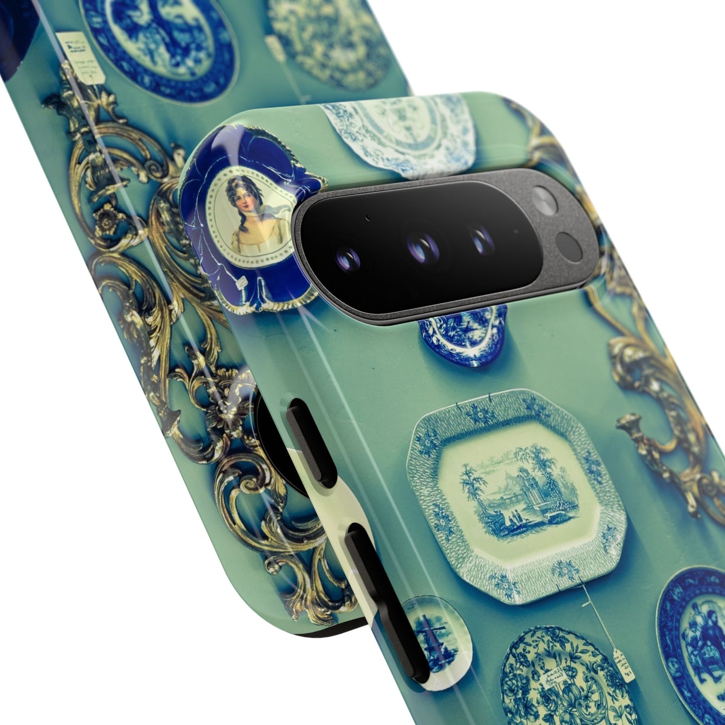 Antique Store Stairwell Phone Case--Vintage Gallery Wall Tough Case