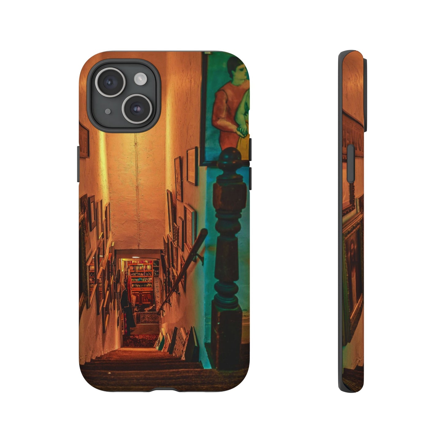 Vintage Gallery Staircase Tough Phone Case--Antique Store Art Phone Cover