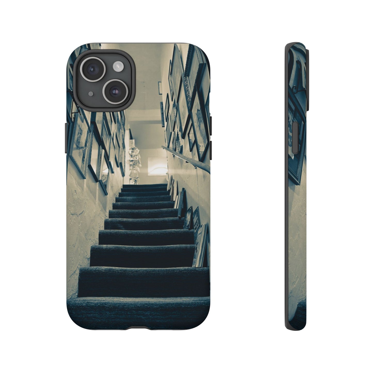 Vintage Boutique Stairway Tough Phone Case, Antique Shop Art Cover for iPhone, Samsung & Google Pixel