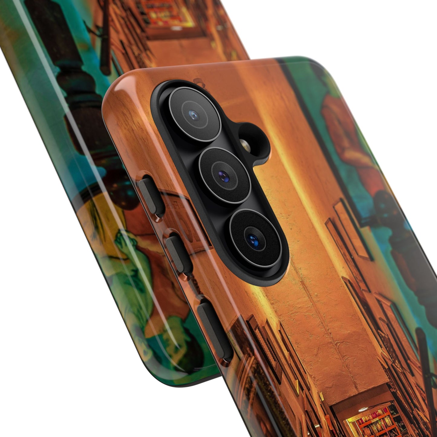 Vintage Gallery Staircase Tough Phone Case--Antique Store Art Phone Cover