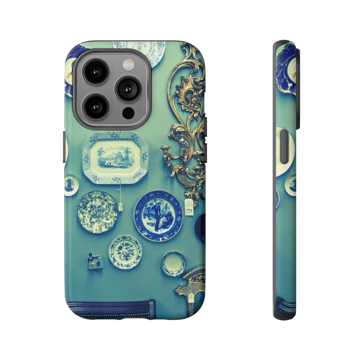 Antique Store Stairwell Phone Case--Vintage Gallery Wall Tough Case