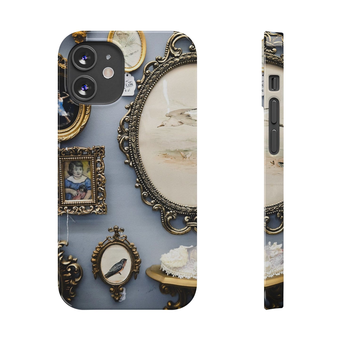 Framed Beauty Slim Phone Case – Vintage with a Twist