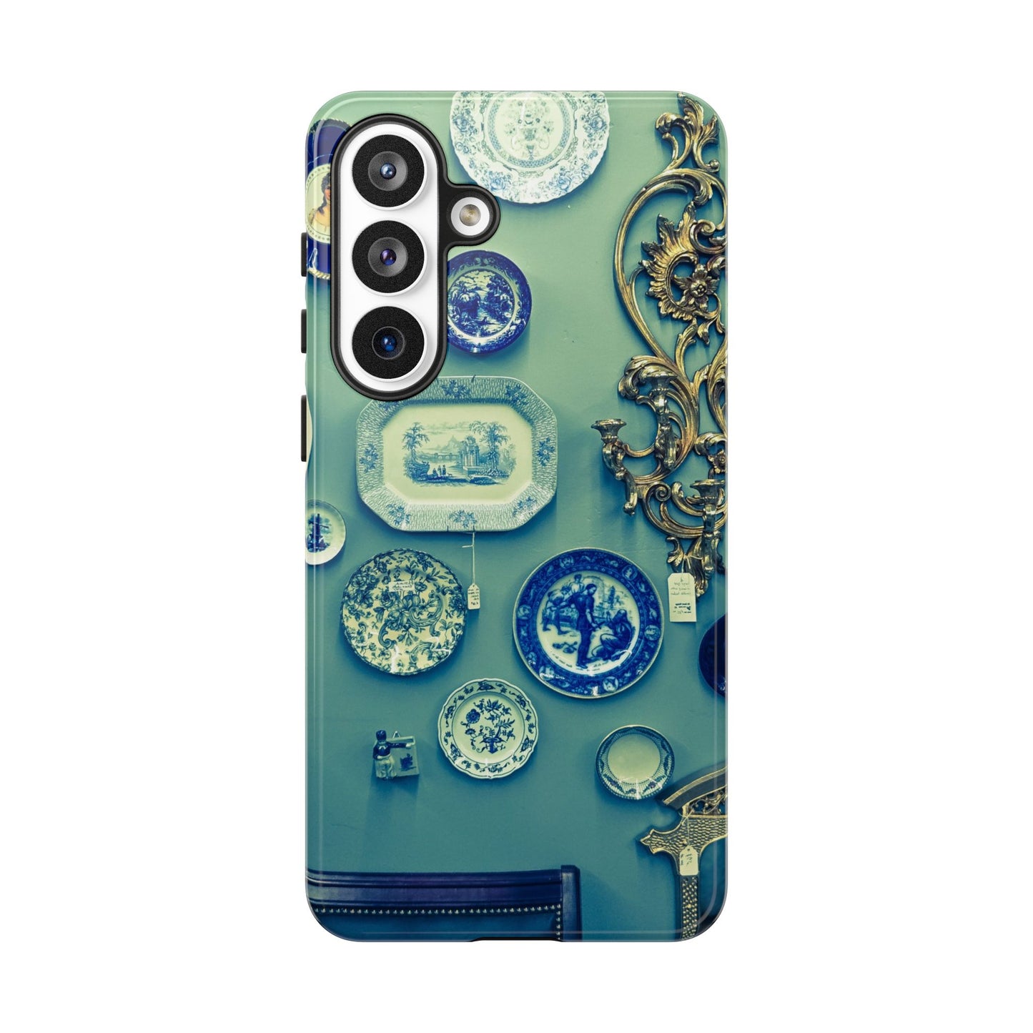 Antique Store Stairwell Phone Case--Vintage Gallery Wall Tough Case