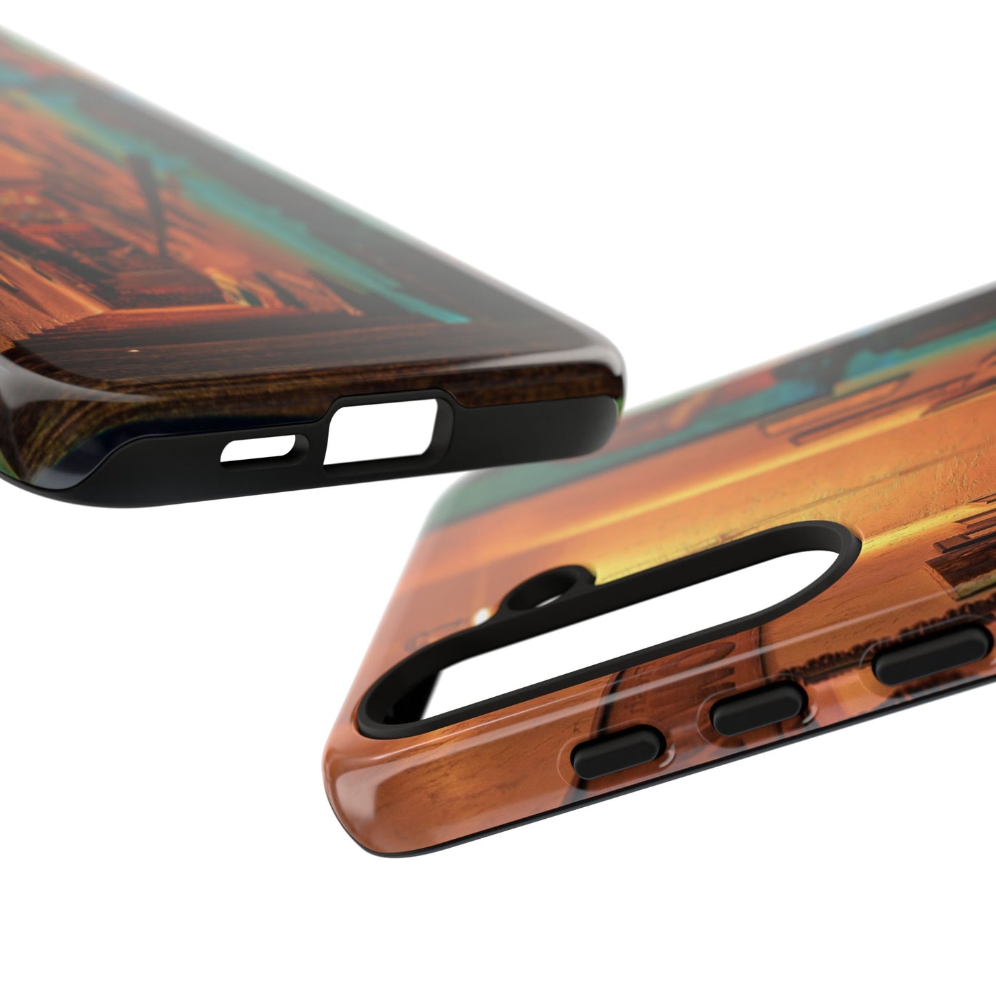 Vintage Gallery Staircase Tough Phone Case--Antique Store Art Phone Cover