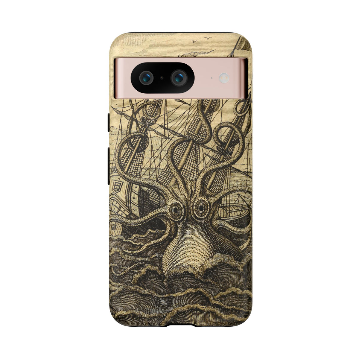 Vintage Kraken Tough Phone Case – Nautical Sea Monster Graphic
