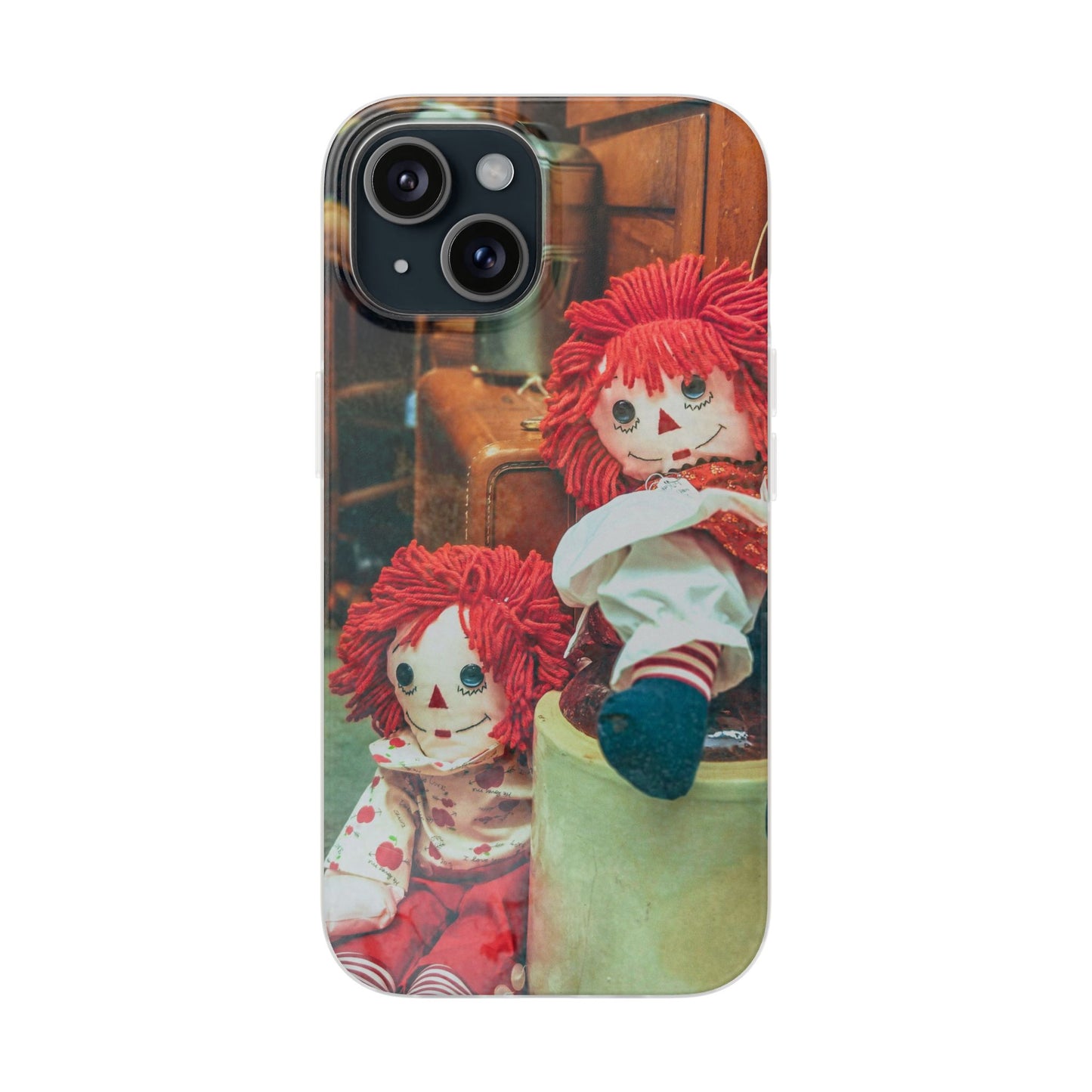 Vintage Doll Phone Cases, Cute Accessory, Gifts for Doll Lovers, Durable Flexi Covers, Fun Phone Protection