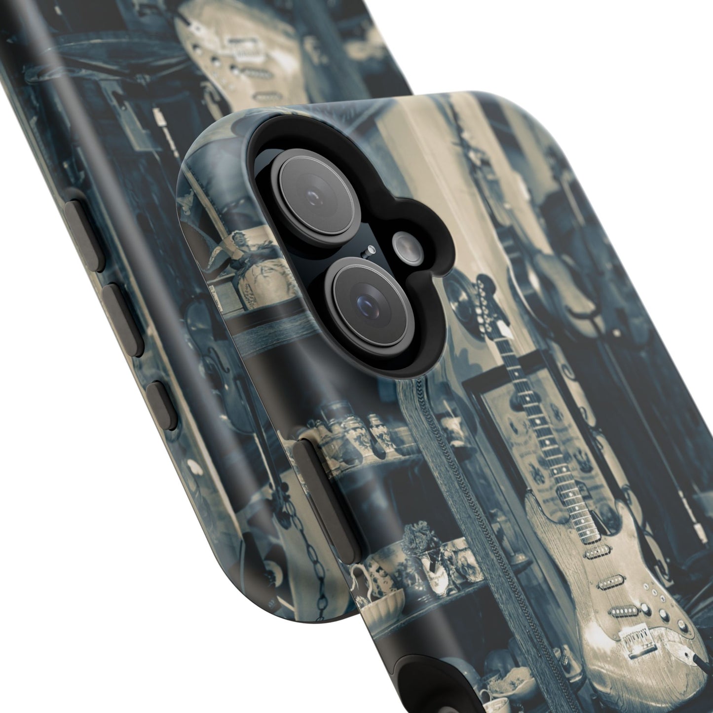 Vintage Electric Guitar Shop Phone Case | Magnetic Impact-Resistant Case