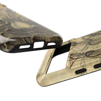 Vintage Kraken Tough Phone Case – Nautical Sea Monster Graphic