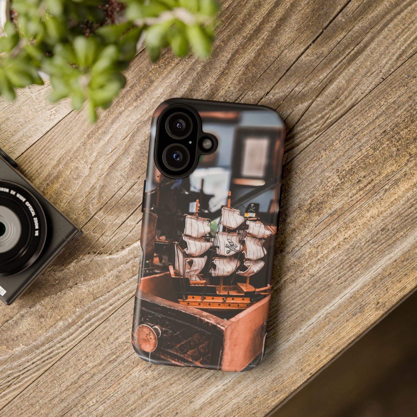 Vintage Ship-Inspired Phone Case, Nautical Design, Tough Phone Cover, Unique Gift for Sea Lovers, Perfect for Summer Adventures
