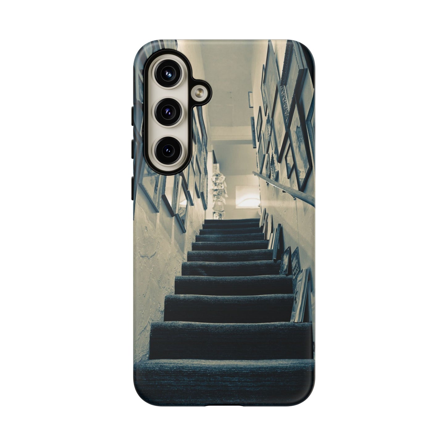 Vintage Boutique Stairway Tough Phone Case, Antique Shop Art Cover for iPhone, Samsung & Google Pixel