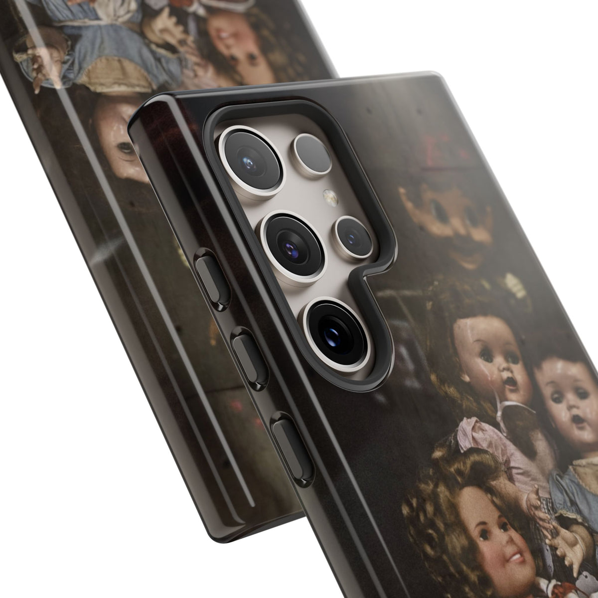 Personalized Creepy Doll Tough Phone Case – Gothic Vintage Graphic