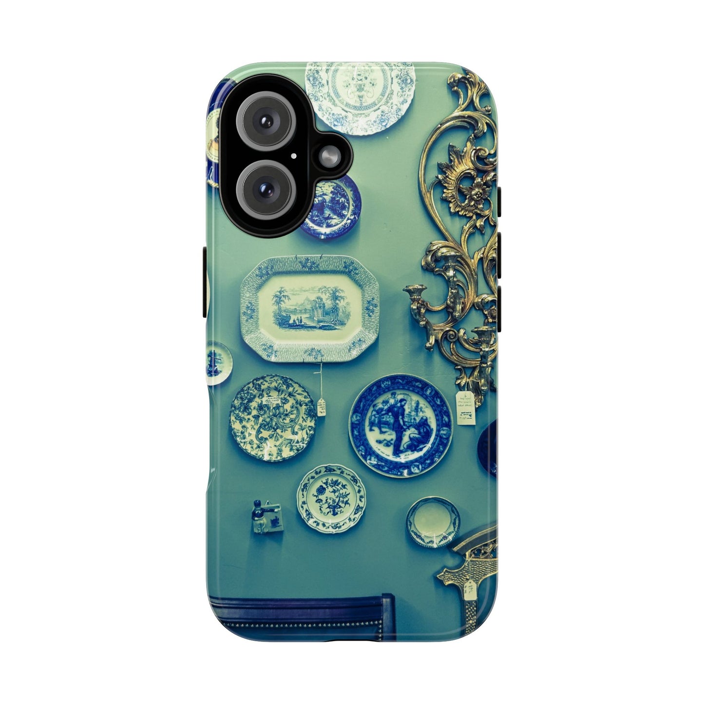 Antique Store Stairwell Phone Case--Vintage Gallery Wall Tough Case