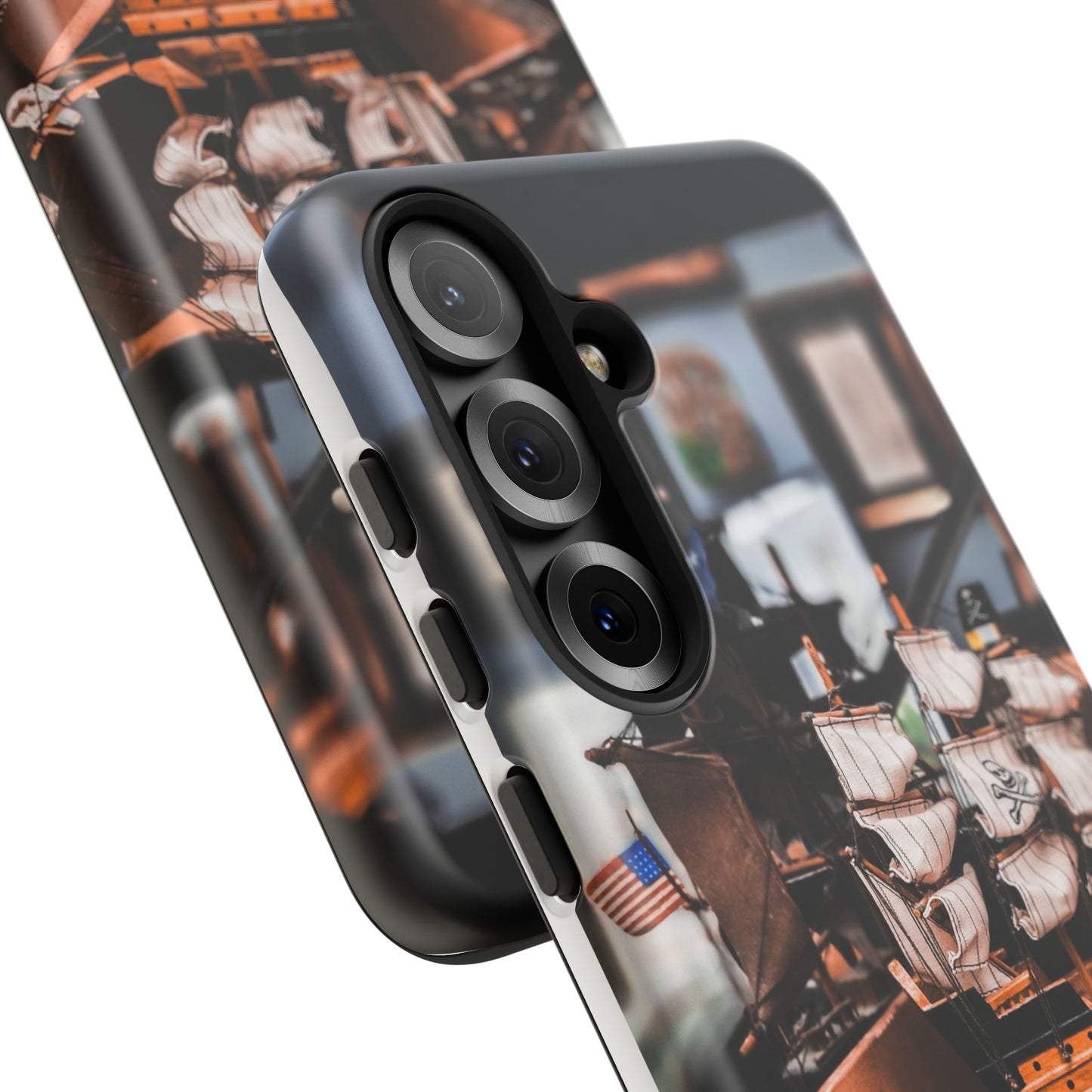 Vintage Ship-Inspired Phone Case, Nautical Design, Tough Phone Cover, Unique Gift for Sea Lovers, Perfect for Summer Adventures