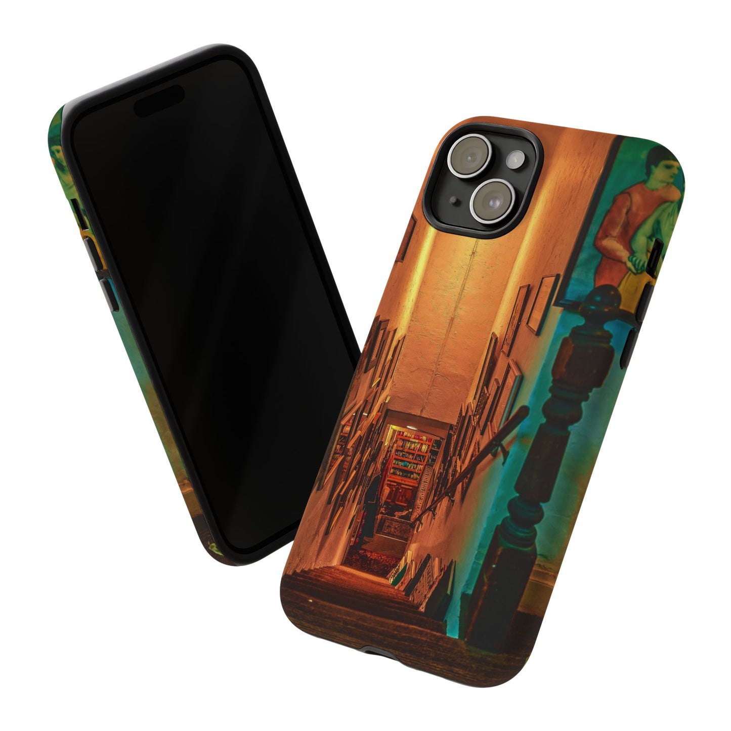 Vintage Gallery Staircase Tough Phone Case--Antique Store Art Phone Cover