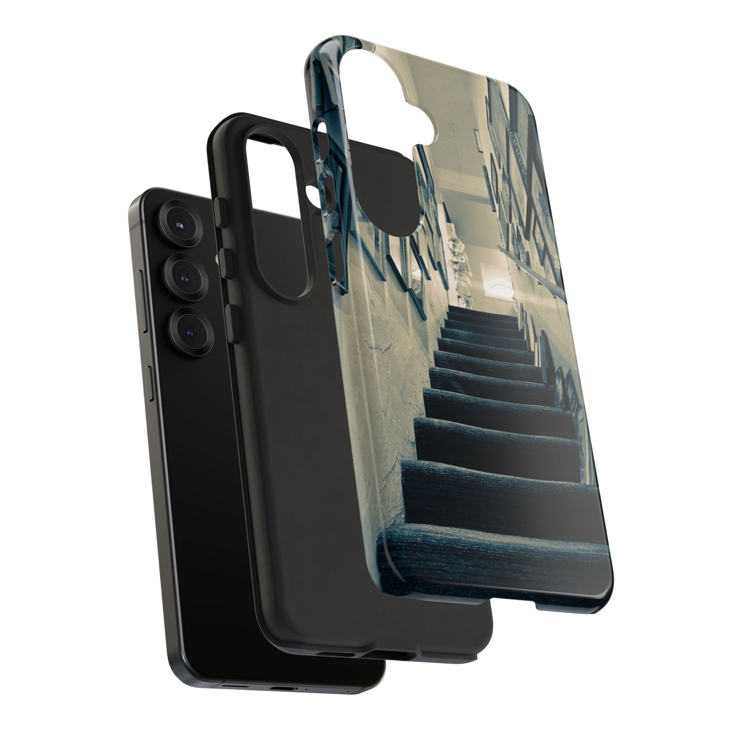 Vintage Boutique Stairway Tough Phone Case, Antique Shop Art Cover for iPhone, Samsung & Google Pixel