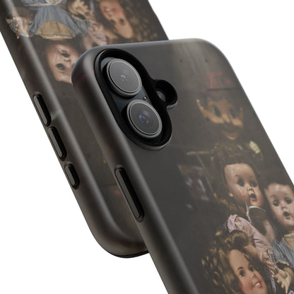 Personalized Creepy Doll Tough Phone Case – Gothic Vintage Graphic