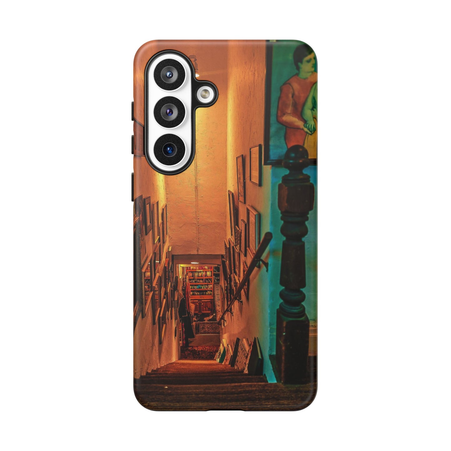 Vintage Gallery Staircase Tough Phone Case--Antique Store Art Phone Cover