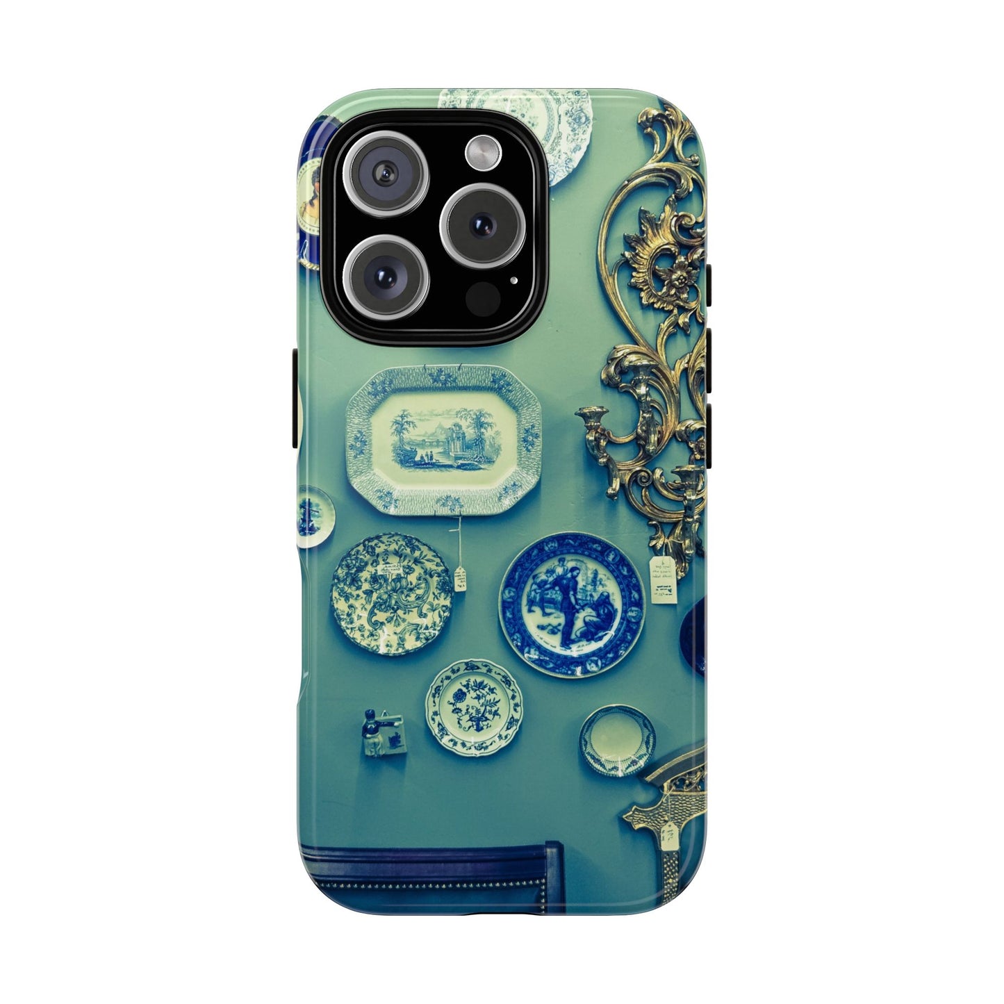Antique Store Stairwell Phone Case--Vintage Gallery Wall Tough Case