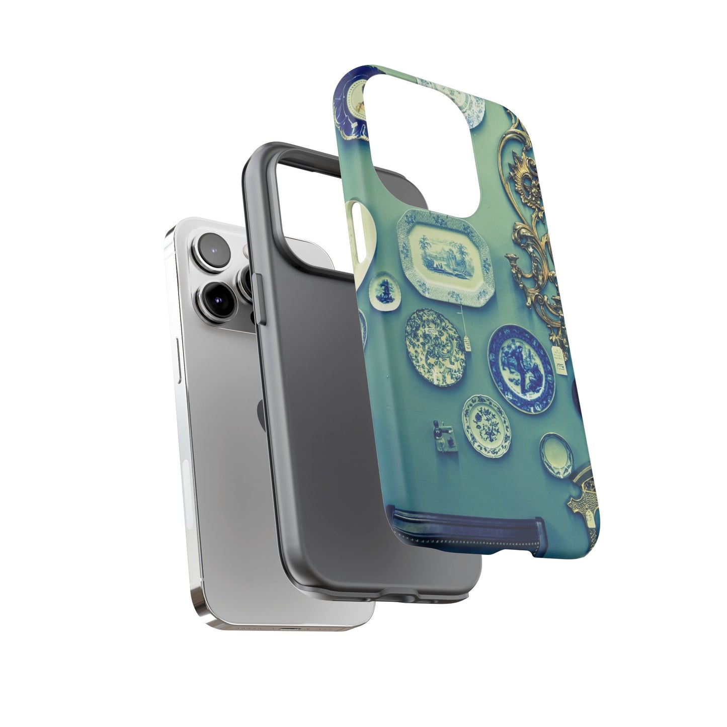 Antique Store Stairwell Phone Case--Vintage Gallery Wall Tough Case