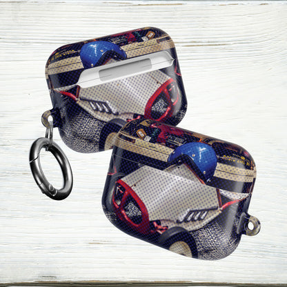 Vintage Go-Kart Racing Airpods Cases – Retro Motorsport Protective Cover