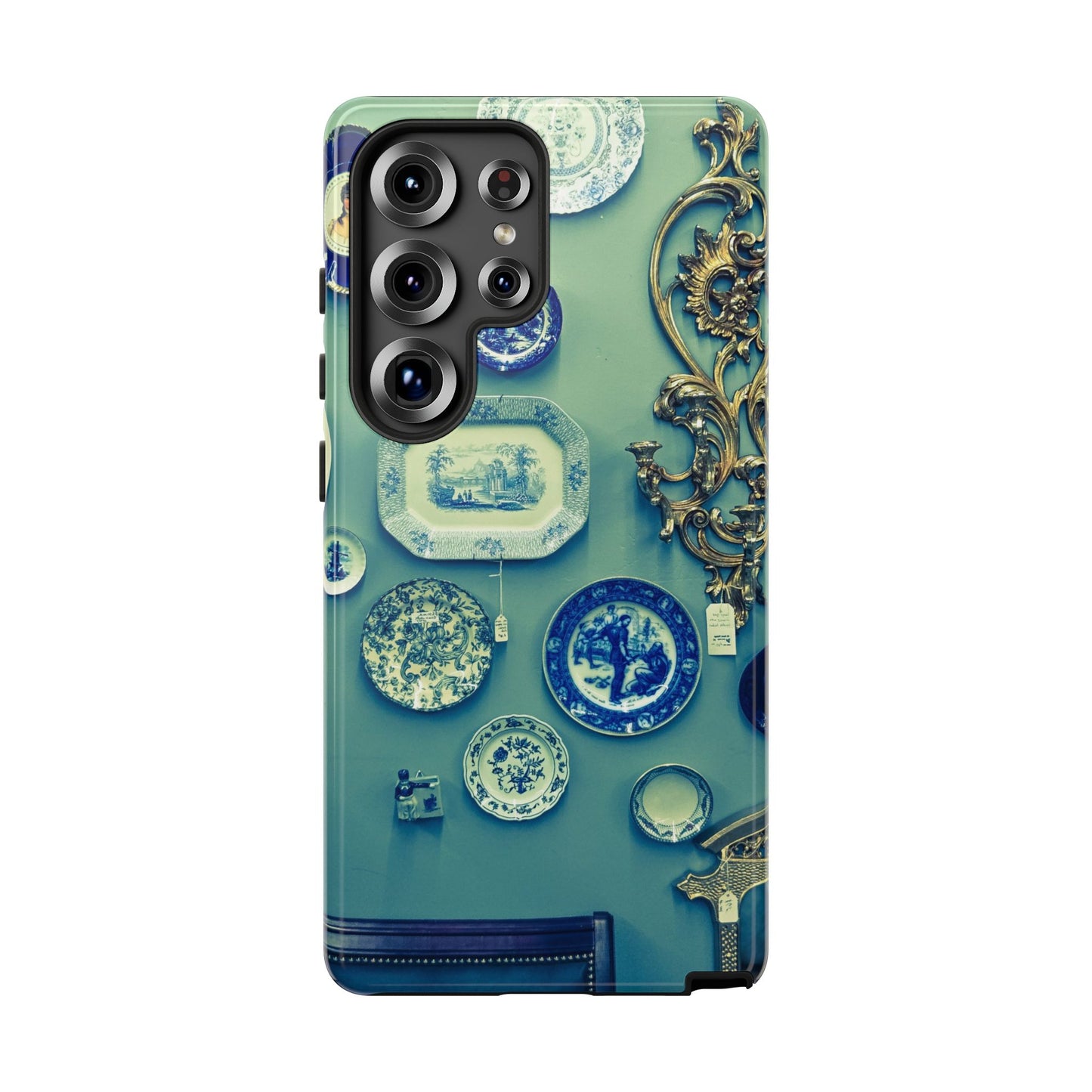 Antique Store Stairwell Phone Case--Vintage Gallery Wall Tough Case