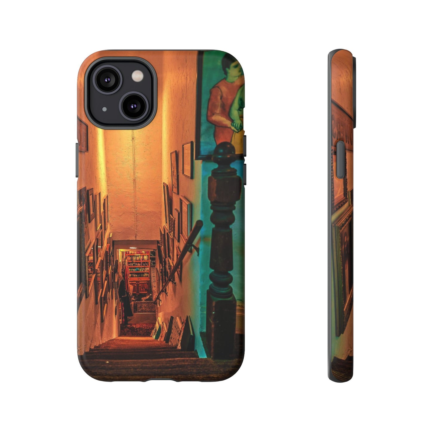 Vintage Gallery Staircase Tough Phone Case--Antique Store Art Phone Cover