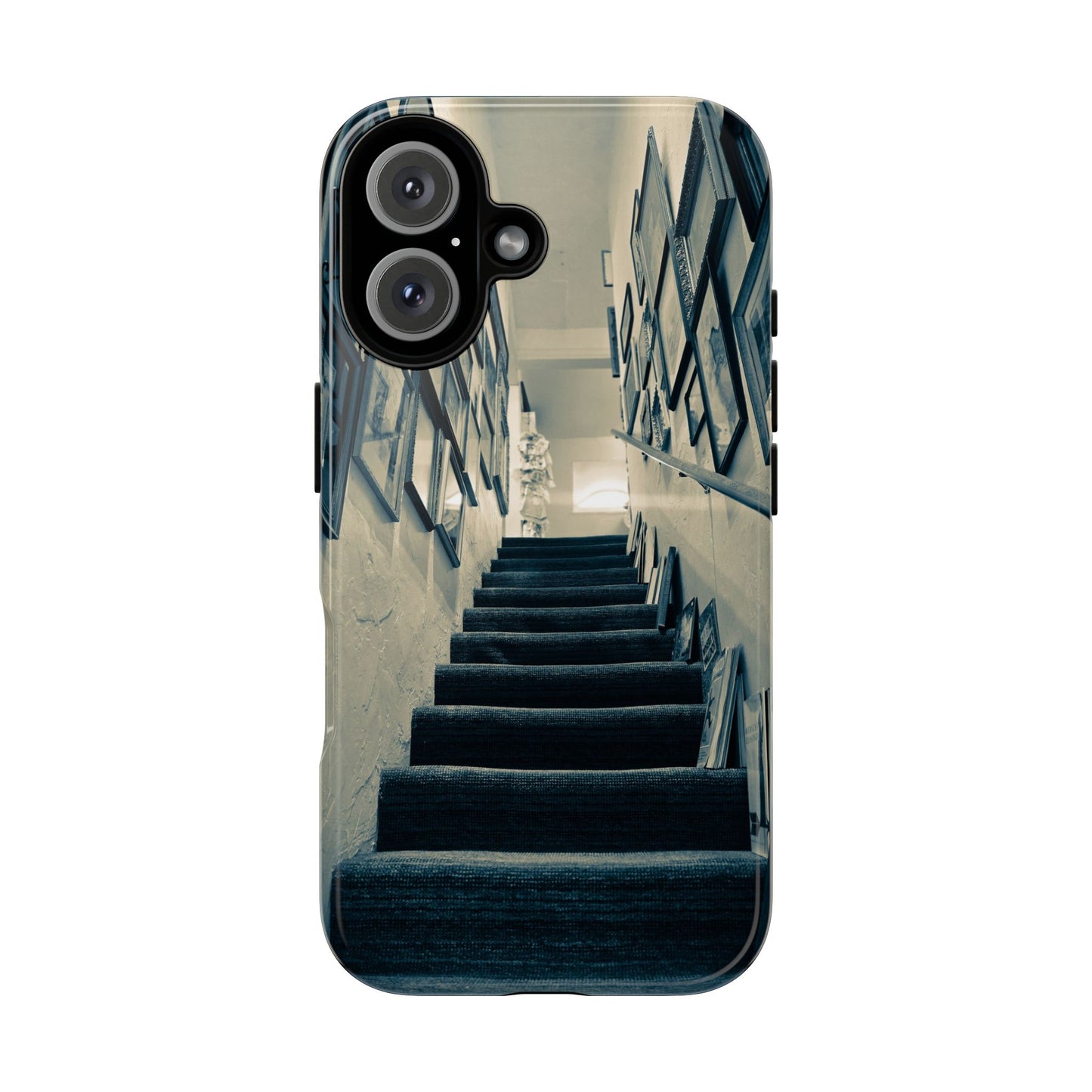 Vintage Style Tough Cases: Artistic Phone Case with Stairway Design, Unique Mobile Cover, Creative Gift for Art Lovers, Stylish Accessory