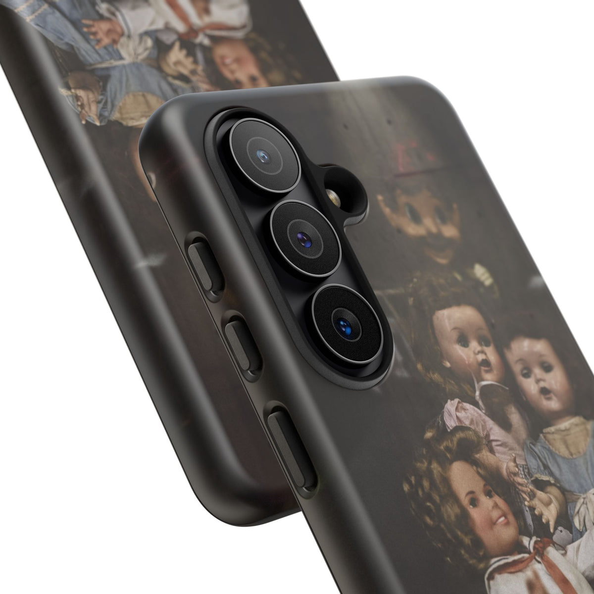 Personalized Creepy Doll Tough Phone Case – Gothic Vintage Graphic