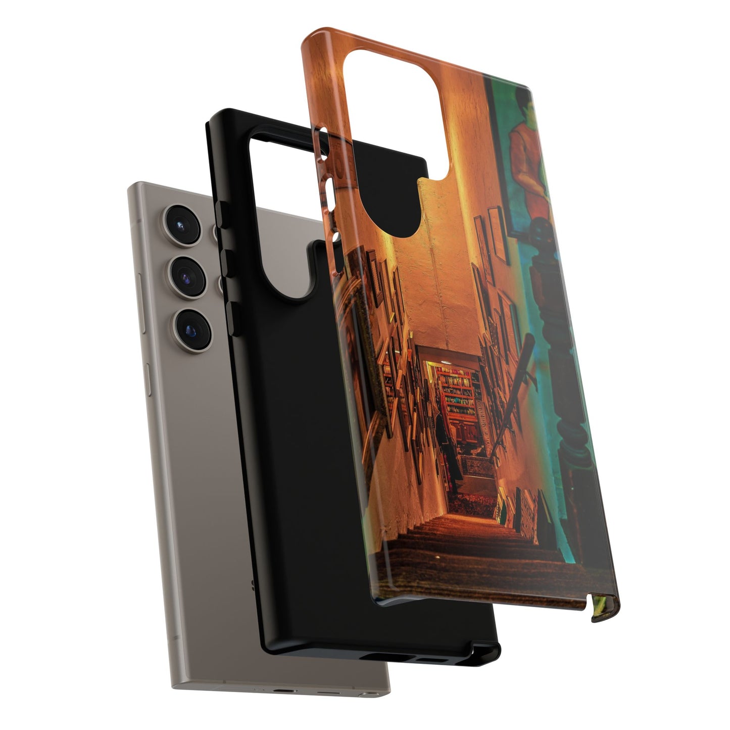 Vintage Gallery Staircase Tough Phone Case--Antique Store Art Phone Cover