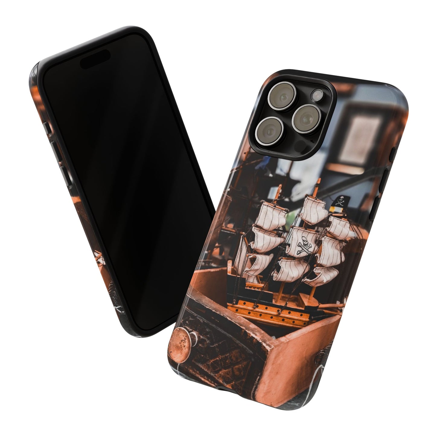 Vintage Ship-Inspired Phone Case, Nautical Design, Tough Phone Cover, Unique Gift for Sea Lovers, Perfect for Summer Adventures