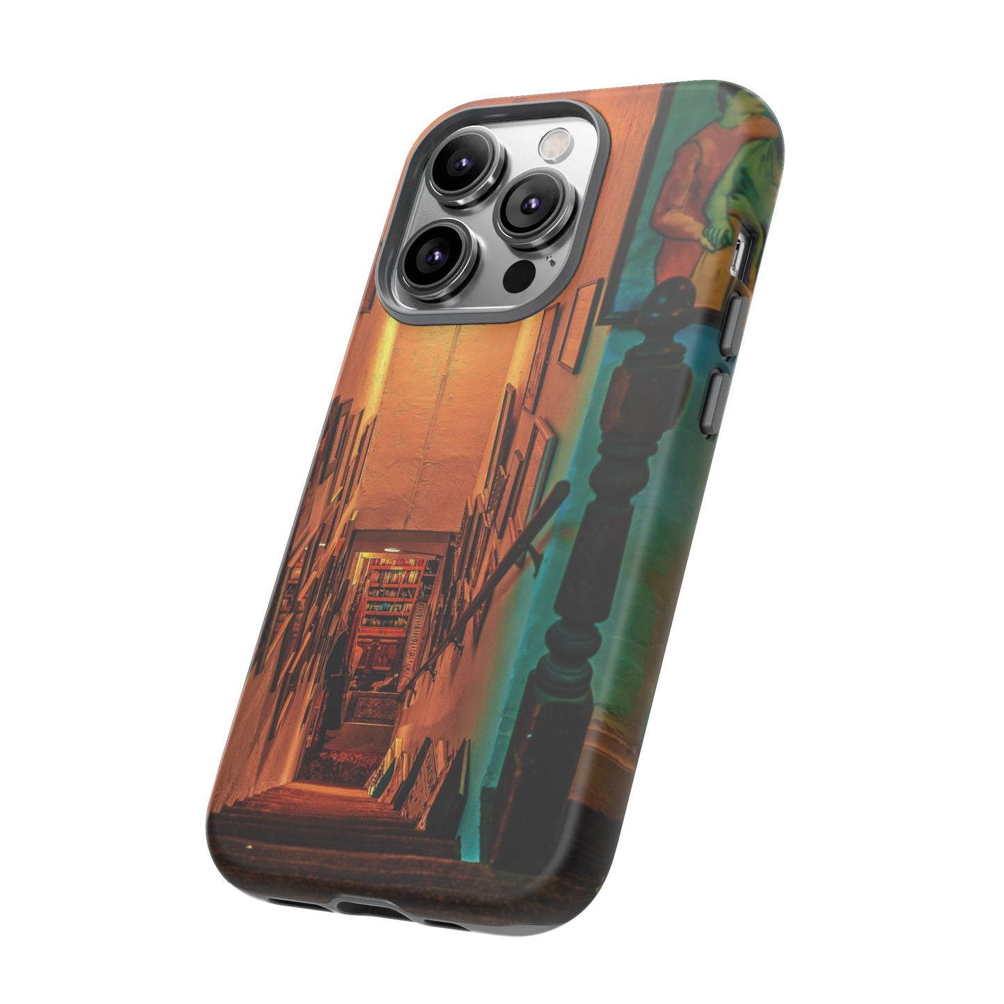 Vintage Gallery Staircase Tough Phone Case--Antique Store Art Phone Cover