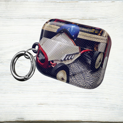 Vintage Go-Kart Racing Airpods Cases – Retro Motorsport Protective Cover