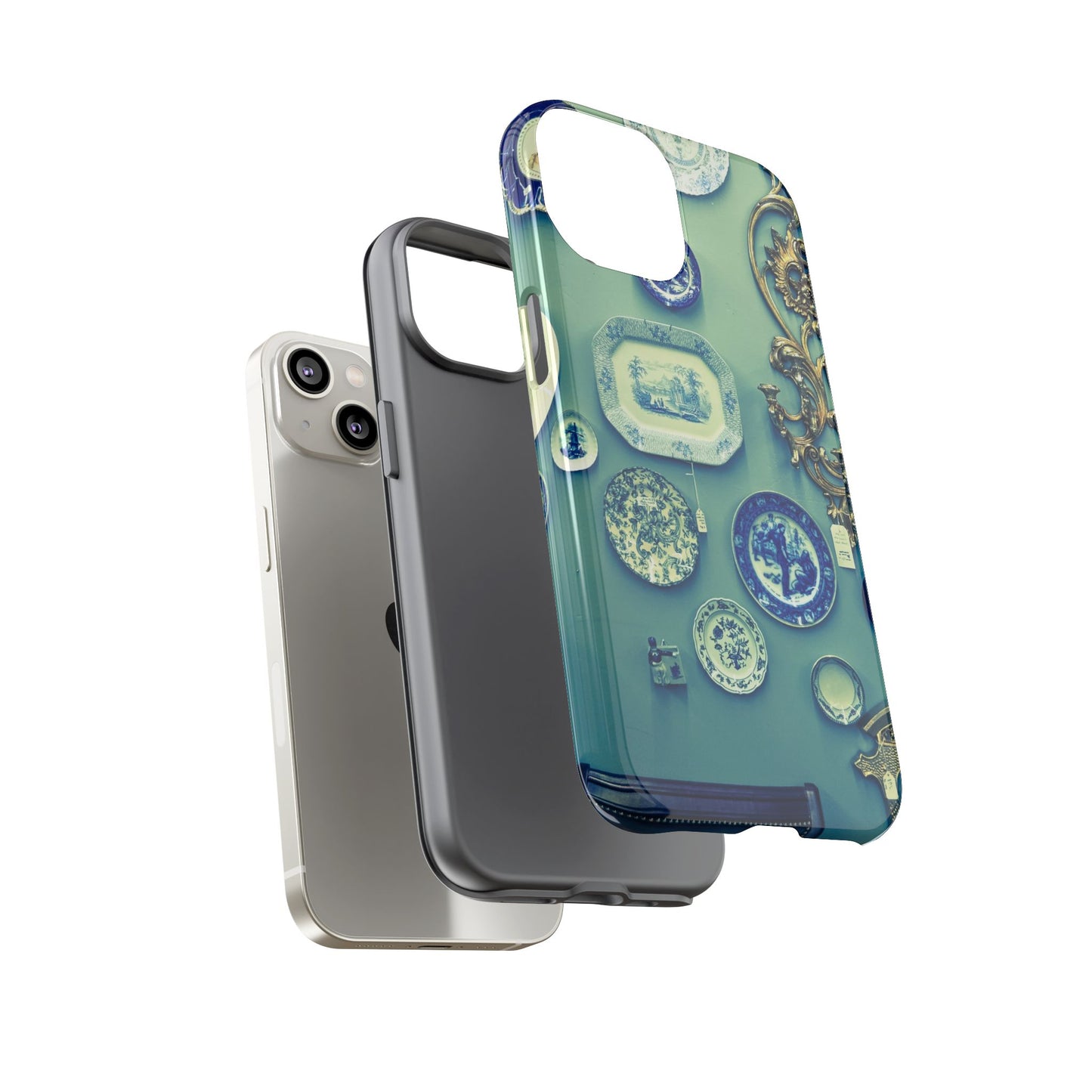 Antique Store Stairwell Phone Case--Vintage Gallery Wall Tough Case