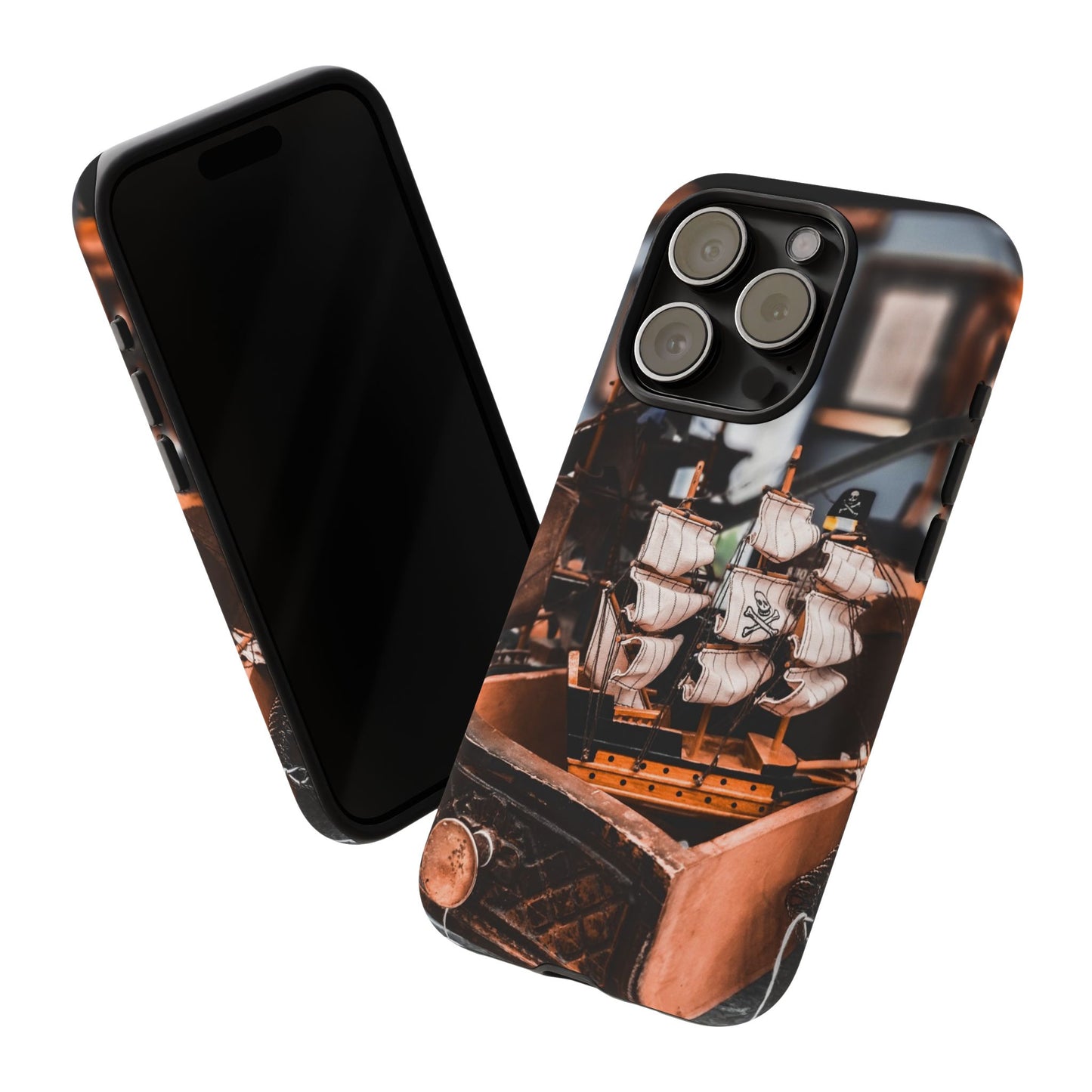 Vintage Ship-Inspired Phone Case, Nautical Design, Tough Phone Cover, Unique Gift for Sea Lovers, Perfect for Summer Adventures
