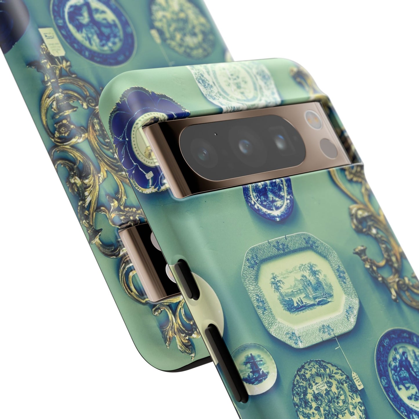 Antique Store Stairwell Phone Case--Vintage Gallery Wall Tough Case