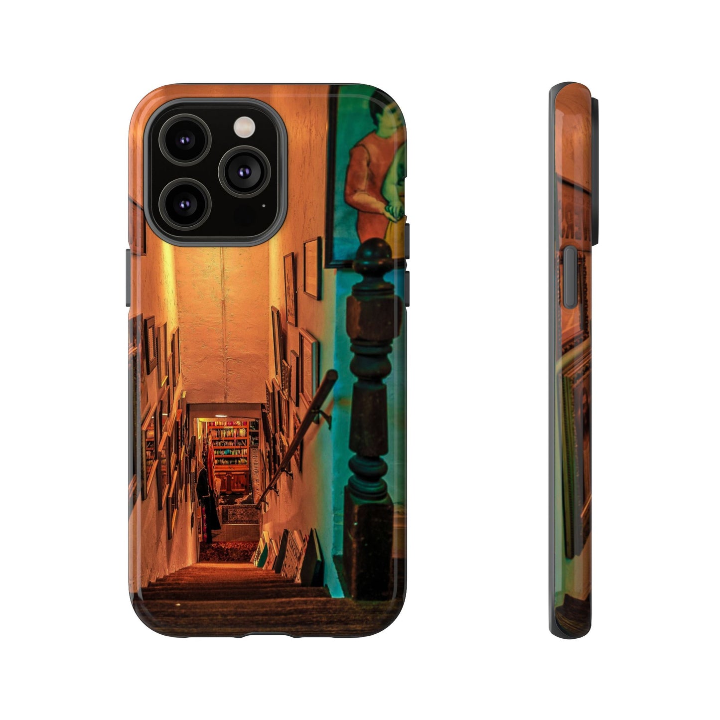 Vintage Gallery Staircase Tough Phone Case--Antique Store Art Phone Cover
