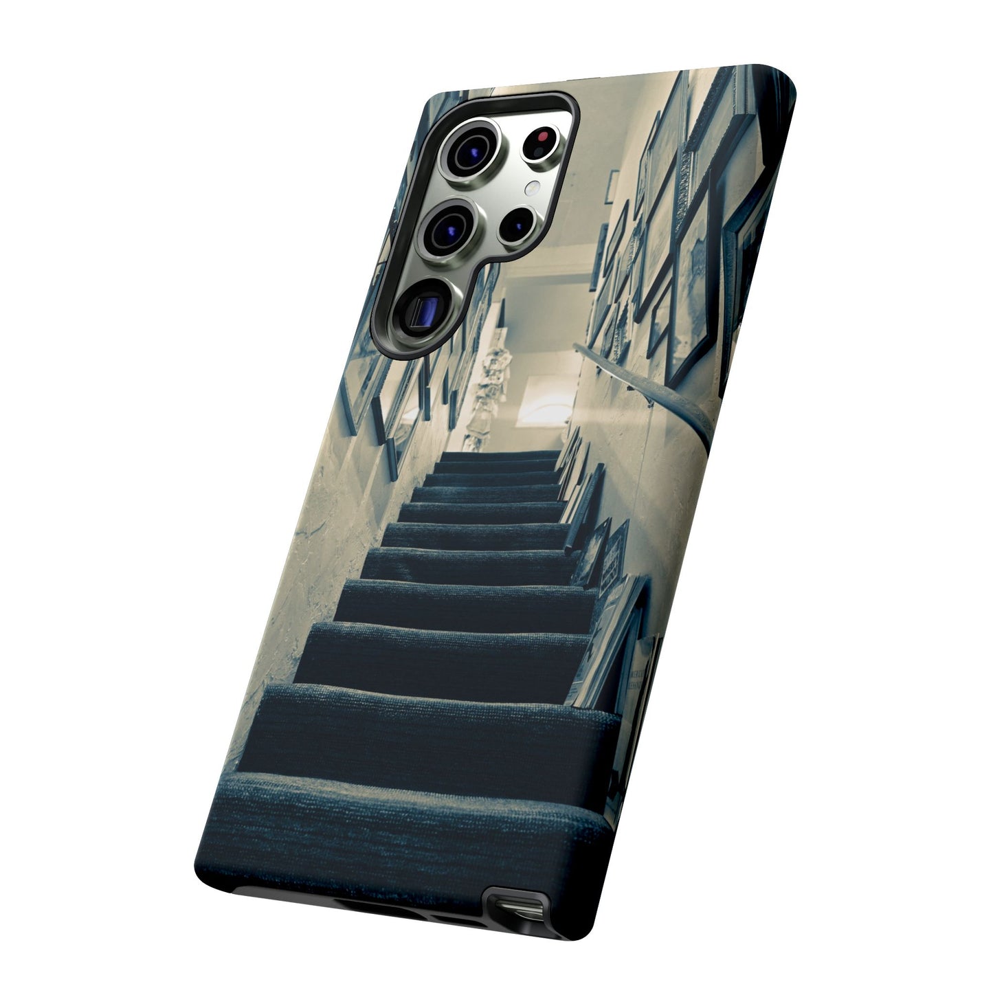 Vintage Boutique Stairway Tough Phone Case, Antique Shop Art Cover for iPhone, Samsung & Google Pixel