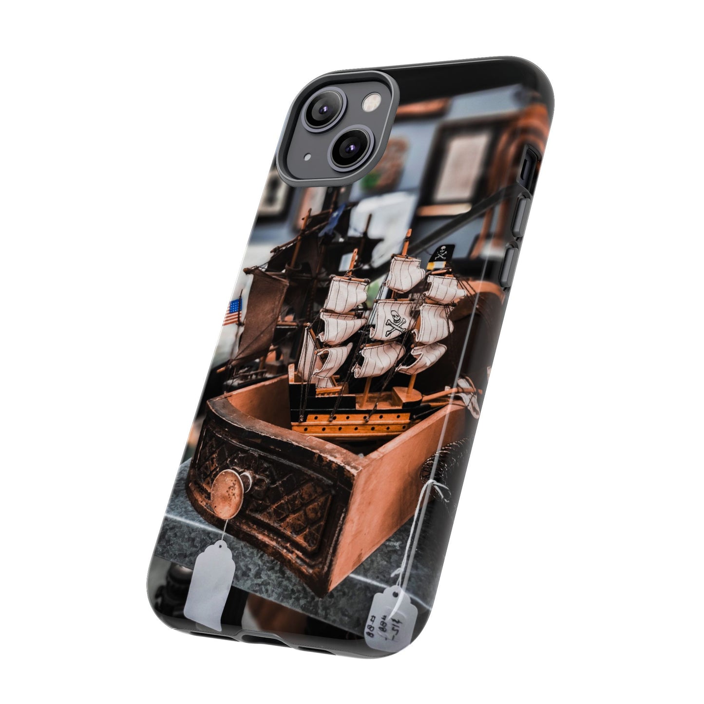 Vintage Ship-Inspired Phone Case, Nautical Design, Tough Phone Cover, Unique Gift for Sea Lovers, Perfect for Summer Adventures