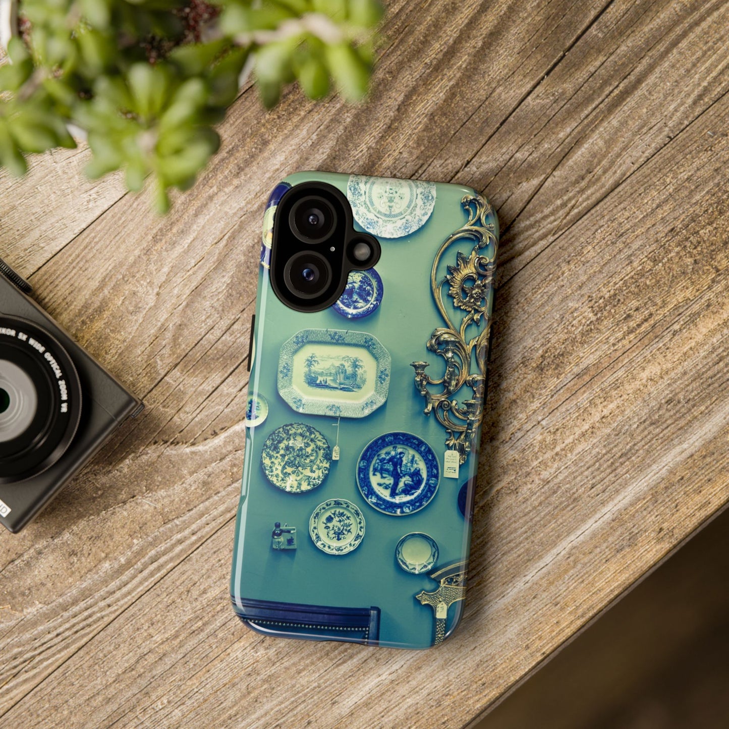 Antique Store Stairwell Phone Case--Vintage Gallery Wall Tough Case
