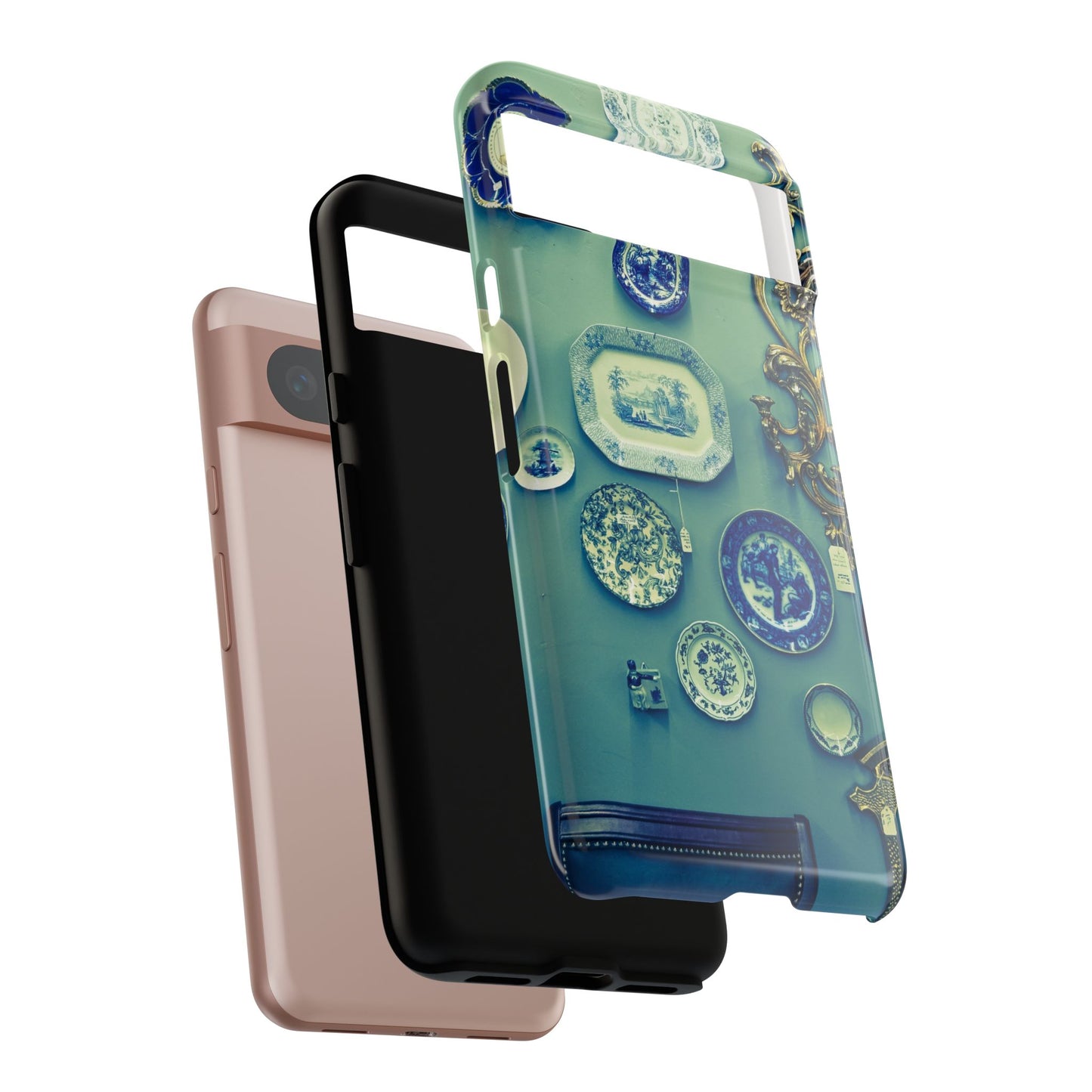 Antique Store Stairwell Phone Case--Vintage Gallery Wall Tough Case