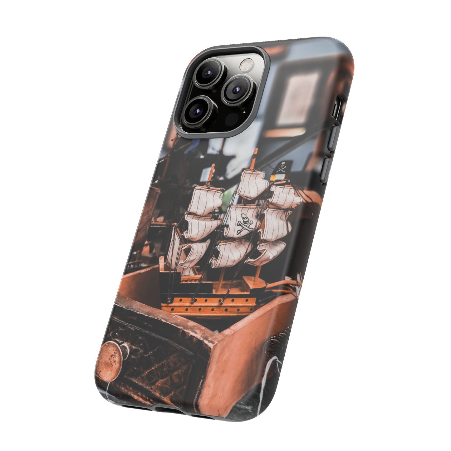 Vintage Ship-Inspired Phone Case, Nautical Design, Tough Phone Cover, Unique Gift for Sea Lovers, Perfect for Summer Adventures