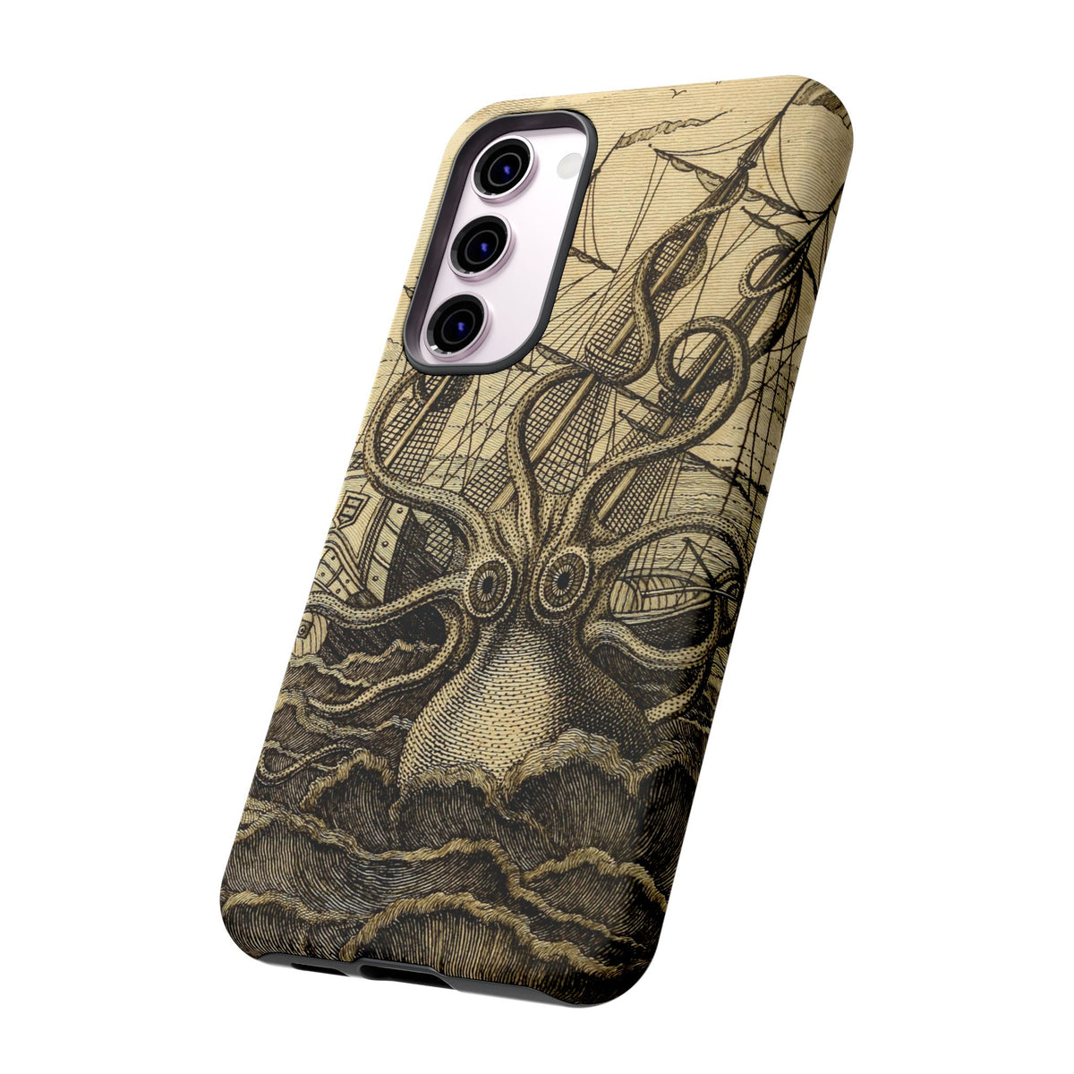 Vintage Kraken Tough Phone Case – Nautical Sea Monster Graphic