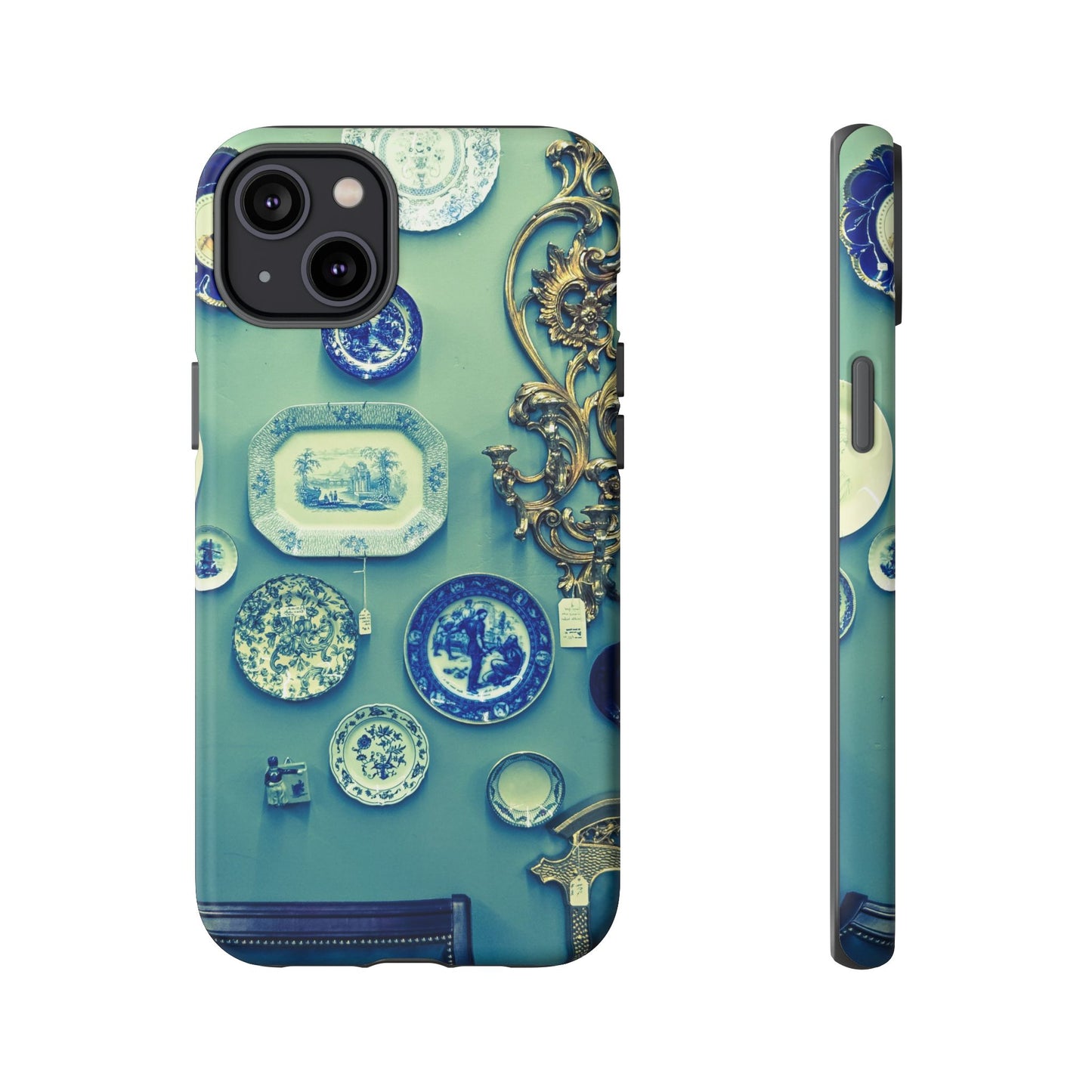 Antique Store Stairwell Phone Case--Vintage Gallery Wall Tough Case