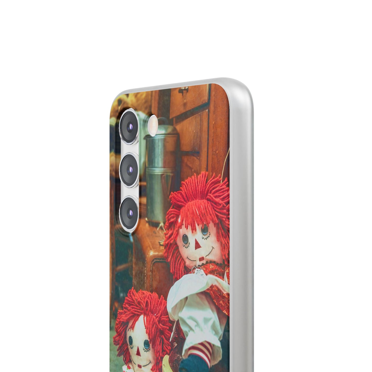 Vintage Doll Phone Cases, Cute Accessory, Gifts for Doll Lovers, Durable Flexi Covers, Fun Phone Protection