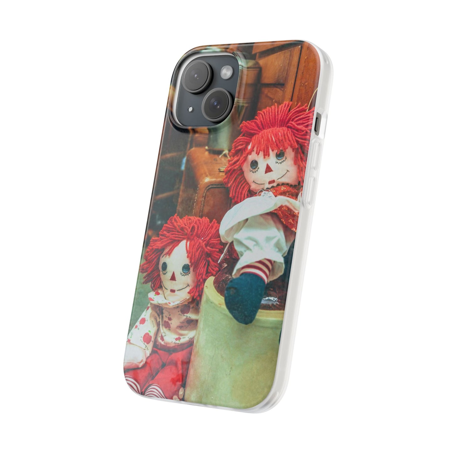 Vintage Doll Phone Cases, Cute Accessory, Gifts for Doll Lovers, Durable Flexi Covers, Fun Phone Protection